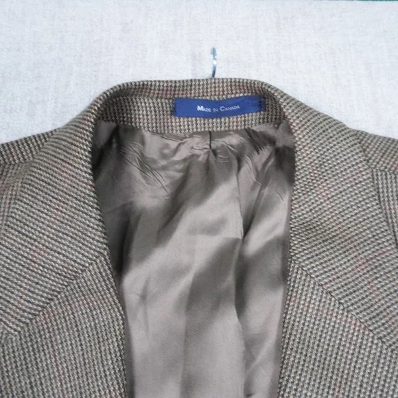 VTG Chaps Ralph Lauren Blazer Sport Coat Men 48R 100% Virgin Wool 2 Button - Picture 5 of 10